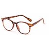 The Actor BIFOCAL Unisex Round Reading Glasses, Readers for Men and Women, Light Brown Tortoise +1.50