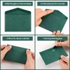 120 Pack Mini Envelopes Christmas Red and Green Envelopes Self-Adhesive Kraft Paper Tiny Pockets for Holiday Small Gift Cards Invitations Business Notes(4.13"×2.76") (Green and Red)