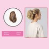 JUVABUN Claw Clip Wavy Ponytail Extension 7" -Dark Blonde| Hair Extension Clips | Synthetic Ponytail Extension | Wavy Hair Extensions | Washable Realistic And Synthetic | Dark Blonde