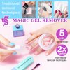 Nail Polish Remover, (3PCS) Gel Nail Polish Remover, Professional Removes Soak-Off Gel Nail Polish and UV Art Nail Lacquer, Don't Hurt Your Nails - 15Ml