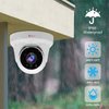 Anpviz 4MP PoE IP Turret Camera with Microphone/Audio, IP Security Camera Outdoor Indoor, Motion Detection, Waterproof IP66, 108° Wide Angle 2.8mm Lens, 24/7 Recording, NDAA Compliant (U Series)