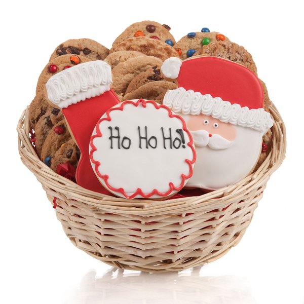 Christmas Cookie Gift Basket- 24 Pc.