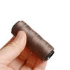 3 Rolls Sewing Threads Using for Hand Sewing Hair Extensions Making Wigs DIY (Brown)