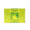 Vaadi Herbals Neem Tulsi Bar Soap with Tea Tree Oil - Handmade Herbal Soap with 100% Pure Essential Oils - ALL Natural - Each 2.65 Oz - Pack of 6 (16 Oz)