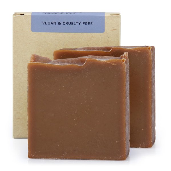 AUTHENTIC BATH & SOAP Cold Processed - Juniper Tar Soap Bar - Psoriasis & Eczema, Sensitive Skin, Natural, Men & Women, no Sulfates or Parabens, Cruelty Free, Face & Body. (Pack of 2) 4.2 Oz Each