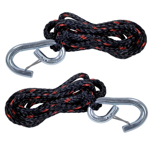 Extreme Max 3006.6634 PWC 7' Dock Line with Zinc-Plated Snap Hook - Value 2-Pack