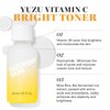 Saturday Skin 3-Piece Skin Care Set Yuzu Vitamin C Sleep Mask Yuzu Vitamin C Bright Toner and Eye Cream Overnight Facial Masks Korean Beauty Best Vitamin C Skincare Set