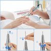 Madenia Professional Nail Drill Machine for Acrylic Nails, 35000RPM Compact Cute Electric Nail Drills with Touch Screen Efile Nail Drill E File Kit for Salon Home Manicure Pedicure Use, Blue