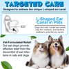 Cat & Dog Ear Infection Treatment Drops - with 1% Hydrocortisone for Yeast & Bacterial Ear Infections, Itchy Ear Relief, Prevents Inflammation - Ear Cleaner for Dogs & Cats - 2 fl oz