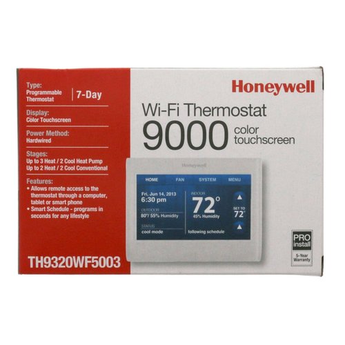 Honeywell Wireless WiFi Thermostat,7 Programmable
