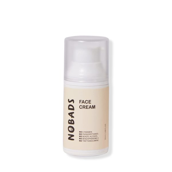 NOBADS NOURISHING FACE CREAM, Ulta moisturizing, Natural moisturizing, Low skin irritation, Paraben-free and formulated without harmful ingredients, Safe for everyone in the family