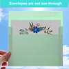 50 Pack Colored Envelopes, 5x7 Card Envelopes Self-Seal A7 Envelopes for Invitations, Printable Envelopes for Weddings, Invitations, Photos, Postcards, Greeting Cards, Mailing