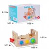 Montessori Wooden 2-4 Years Toddler Tool Set for 2 3 4 5 6 Years, Educational STEM Building Learning Toddler Tool Box, Wooden Toddler Tool Table, Best Gifts Choice for Boys and Girls