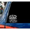 Not All Who Wander are Lost But I Probably Am Car Decal - Stickers for Laptop - Durable Vinyl Car Decal - Easy to Apply and Remove - Outdoor and Indoor Use - Adds A Personal Touch to Your Ride