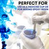 [400 Pack - 1oz] Epoxy Resin Mixing/Medicine Cups With 100 Bonus Mixing Sticks For Mixing Paint, Stain, Epoxy, And Resin - 1 Ounce (30ml) Graduated Plastic Cups (4 Sleeves) - EpoxyStix