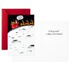 Hallmark Shoebox Funny Christmas Boxed Cards Assortment, Cartoons (4 Designs, 24 Christmas Cards with Envelopes)