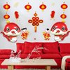 Cute Snake Balloons Chinese Red Snake Foil Balloons Chinese New Year Decorations 2025 Lunar New Years Eve Party Supplies 2 Pcs