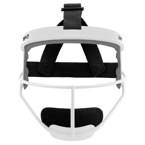 RIP-IT Original Defense Softball Face Mask | Lightweight Protective Softball Fielder's Mask | Adult | White