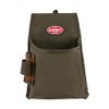 Bucket Boss Fastener Tool Pouch with FlapFit in Brown, 54160, Green