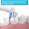 Replacement Brush Heads for Oral B Compatible Electric Toothbrush Heads, Including 4 Precision, 4 Floss, 4 Cross and 4 Whitening - 16 Variety Pack