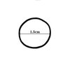 Multi Candy Color Baby Girl's Kids Hair Holder Hair Tie Elastic Rubber Bands (hr_1000_black)