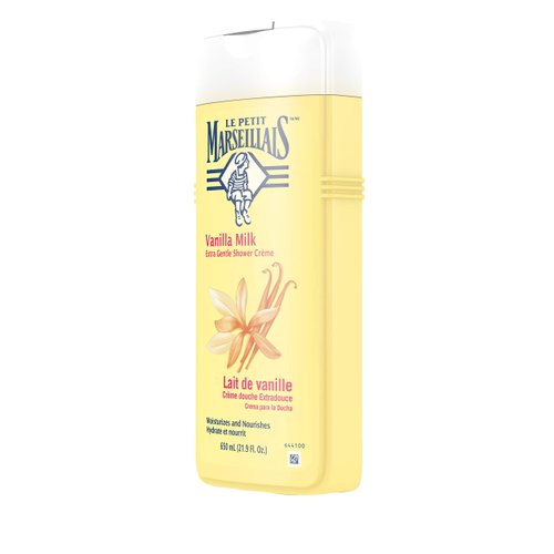 Le Petit Marseillais Extra Gentle Shower Cream, Vanilla Milk, 22 Fluid Ounce