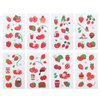 24 Sheets Strawberry Temporary Tattoos, Birthday Decorations Strawberry Party Favors