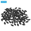 PATIKIL Marquise Gems, 100 Pcs 15x7mm Acrylic Rhinestones Flat Back Navette Horse Eye Crystal Gems for Jewelry Making DIY Craft, Black
