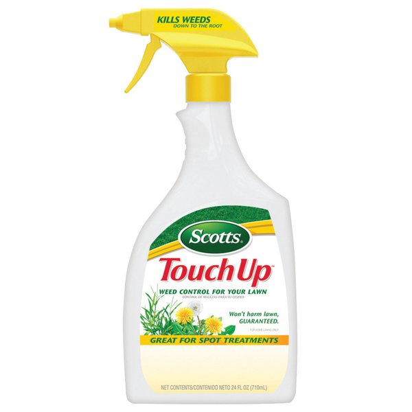 Scotts TouchUp Weed Control for Lawn (Dandelion, Clover, & Crabgrass Killer) (Not Sold in HI), 24 fl oz