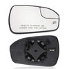 New Passenger Right Side Mirror Replacement for Ford Fusion 2013-2020 Pass Power Heated Glass - Replace DS7Z17K707B - Side Heated Convex Mirror Glass w/Rear Holder (Passenger Side(Right))