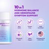 MenoMate Menopause Relief Probiotic + for Women, Supplement Help Allevitate Hot Flashes, Gut Health, Weight Management, Night Sweats, Mood Swings - Hormonal Balance - 60 Vegan Capsules, 10B CFUs