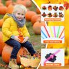 24Pcs Thanksgiving Party Favors Drinking Straws, Thanksgiving Turkey Straws Thanksgiving Party Decorations Supplies Friendsgiving Crazy Silly Straws Fall Thanksgiving Party Favors