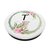 Cell Phone Pop Out Holder,Cute Koala Bear Flower Letter T PopSockets Grip and Stand for Phones and Tablets