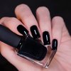 ILNP Ink - Intense Jet Black Cream Nail Polish, One Coat, Studio Color High Performance