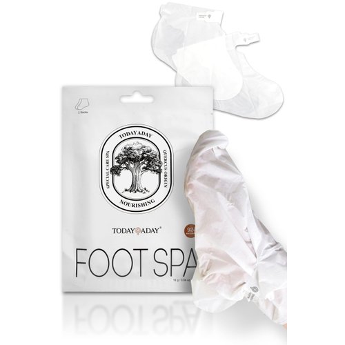 TODAYADAY Moisturizing Foot Mask for Dry Cracked Feet 5 Pairs | At Home Foot Spa Kit | Foot Gloves that Remove Dead Skin | Pedicure Supplies & Foot Care Products | Foot Care for Women & Men