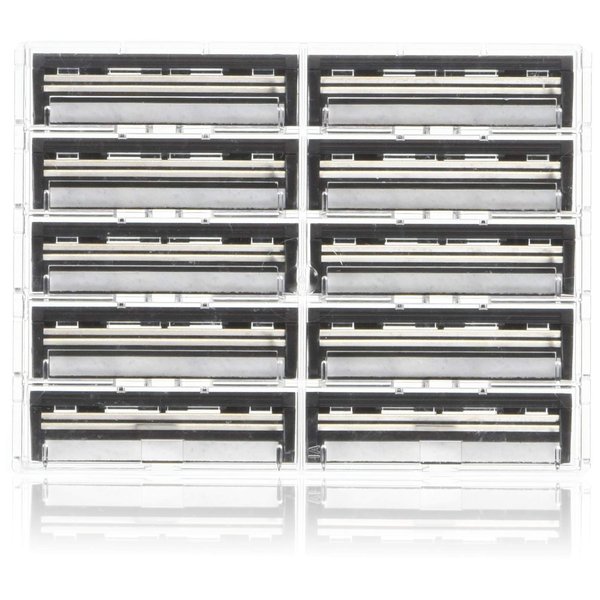 100 Personna Twin 2 ( TWIN II ) Razor blades - Compatible with GIllette's Trac 2 Razor system
