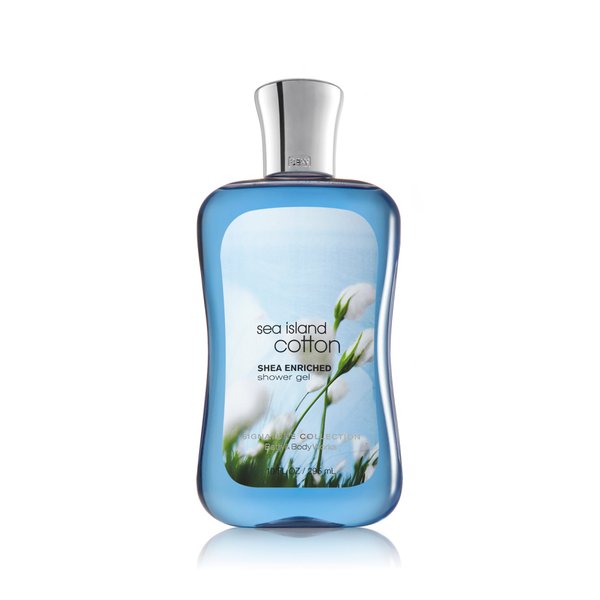 Bath Body Works Sea Island Cotton 10.0 oz Shower Gel