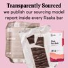 Raaka Pink Sea Salt Organic Dark Chocolate - 71% Cacao - Gourmet Dark Chocolate Gift Box - Organic, Vegan, Gluten Free, Kosher | 1.8oz Bars, 3-Pack
