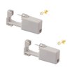KISEER Ear Piercing Gun, 2 Pcs Disposable Sterile Ear Nose Piercing Kit Safety Tool With Ear Stud Piercing Kit (Gold)