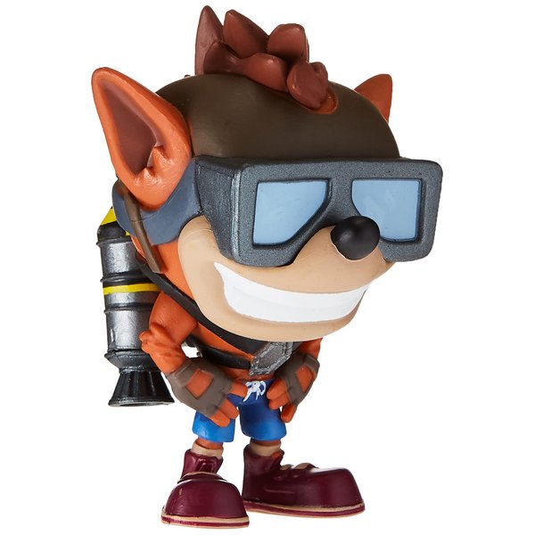 Funko Pop Games: Crash Bandicoot with Jetpack Collectible Figure, Multicolor