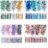 Unime Body Glitter 16 Colors Chunky Glitter for Body Face Hair Make Up Nail Art Mixed Color Glitter