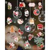 300pcs Aesthetic Cute Christmas Deer Stickers, Colorful VSCO Kawaii Waterproof Sticker Pack, Hydroflask Laptop Water Bottle Skateboard Diary Luggage Skateboard Stickers Best New Year's Gift (Style B)