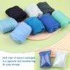 WONVOC Needle Felting Wool 80 g, 8 Colors Nature Wool Roving, Felting Wool Bulk, Wool Roving for Needle Felting, for DIY Craft Materials and Felting Wool Craftsmen, 10g/Color, Blue
