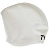 TYR Long Hair Wrinkle-Free Silicone Swim Cap, White
