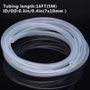PULACO Plastic Tubing ID/OD 7x10mm (0.3in/0.4in) 16FT for Aquarium, Garden, Pond, Water cooling, Industrial Machine
