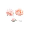 3Pcs Flower Hairpin Set,Antique Peony Flower Hairpins Vintage Hair Sticks Chinese Style Hanfu Headdress Elegant Hair Accessories Set for Women Girls