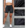 TELALEO 5 Pack 5" Womens Volleyball Shorts Spandex Compression Shorts Workout Performance High Waist Yoga Biker Shorts S
