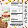 Barlean's Vegan Flaxseed Oil Supplements, Cold-Pressed Flax Seed Supplement Softgels with 1650 mg ALA Fatty Acids, 100 Count