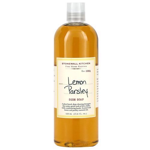 Stonewall Kitchen Lemon Parsley Dish Soap, 17.6 Ounce