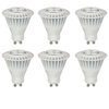 TCP 25W Equivalent, LED GU10 Base MR16 Flood Light Bulbs, Dimmable, Soft White (6 Pack)
